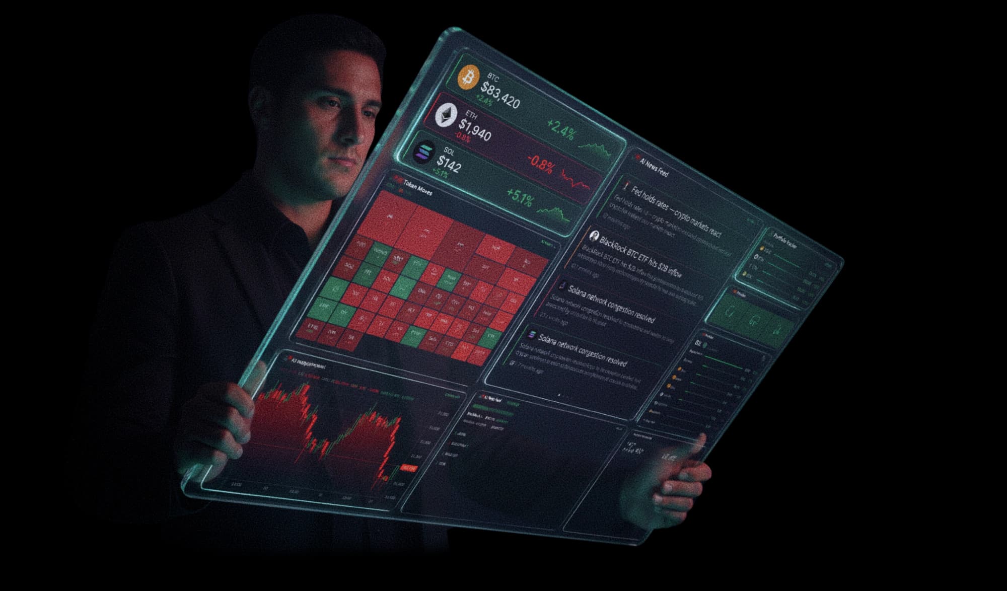 Operator commanding a Cockpit dashboard